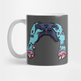 Zombie Hands Holding Video Game Controller Mug